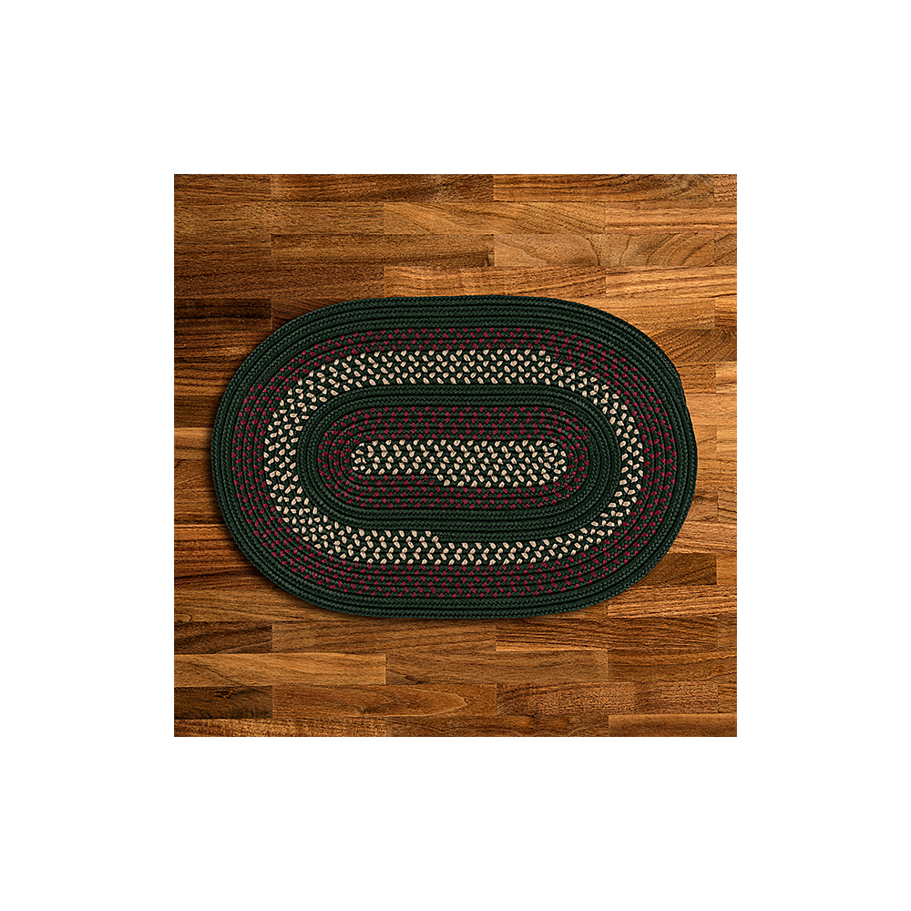 Colonial Mills Rug Deerfield Hunter Green Oval