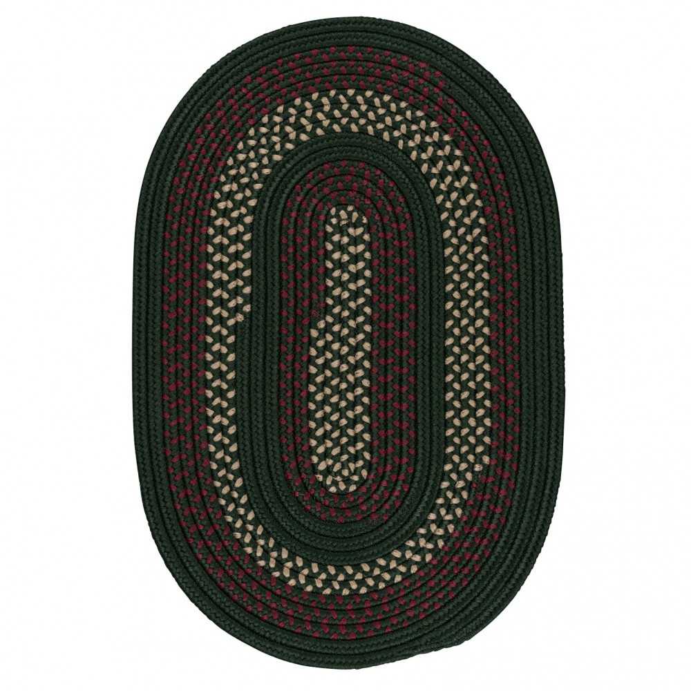 Colonial Mills Rug Deerfield Hunter Green Runner (Oval)