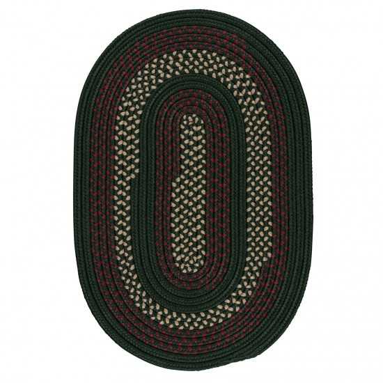 Colonial Mills Rug Deerfield Hunter Green Oval