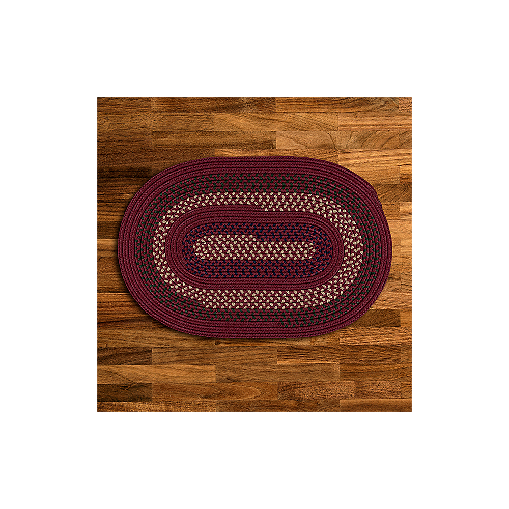 Colonial Mills Rug Deerfield Deep Russet Runner (Oval)