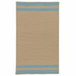 Colonial Mills Rug Denali End Stripe Federal Blue Rectangle