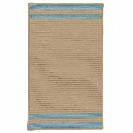 Colonial Mills Rug Denali End Stripe Federal Blue Rectangle