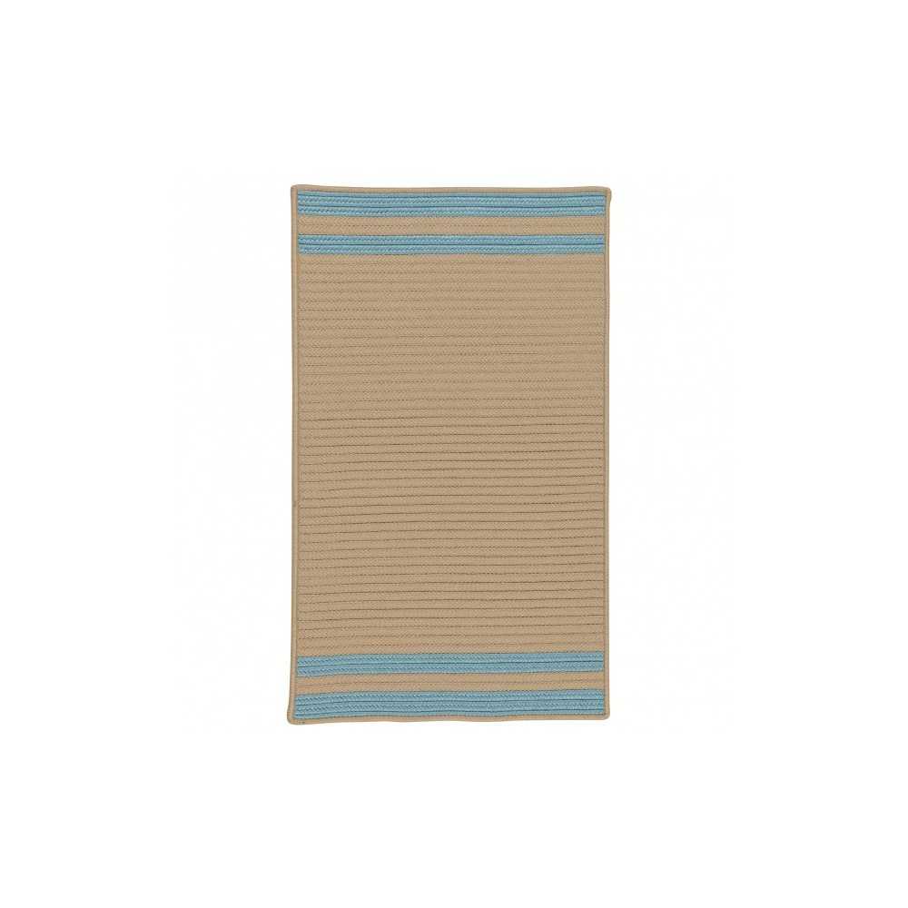 Colonial Mills Rug Denali End Stripe Federal Blue Rectangle