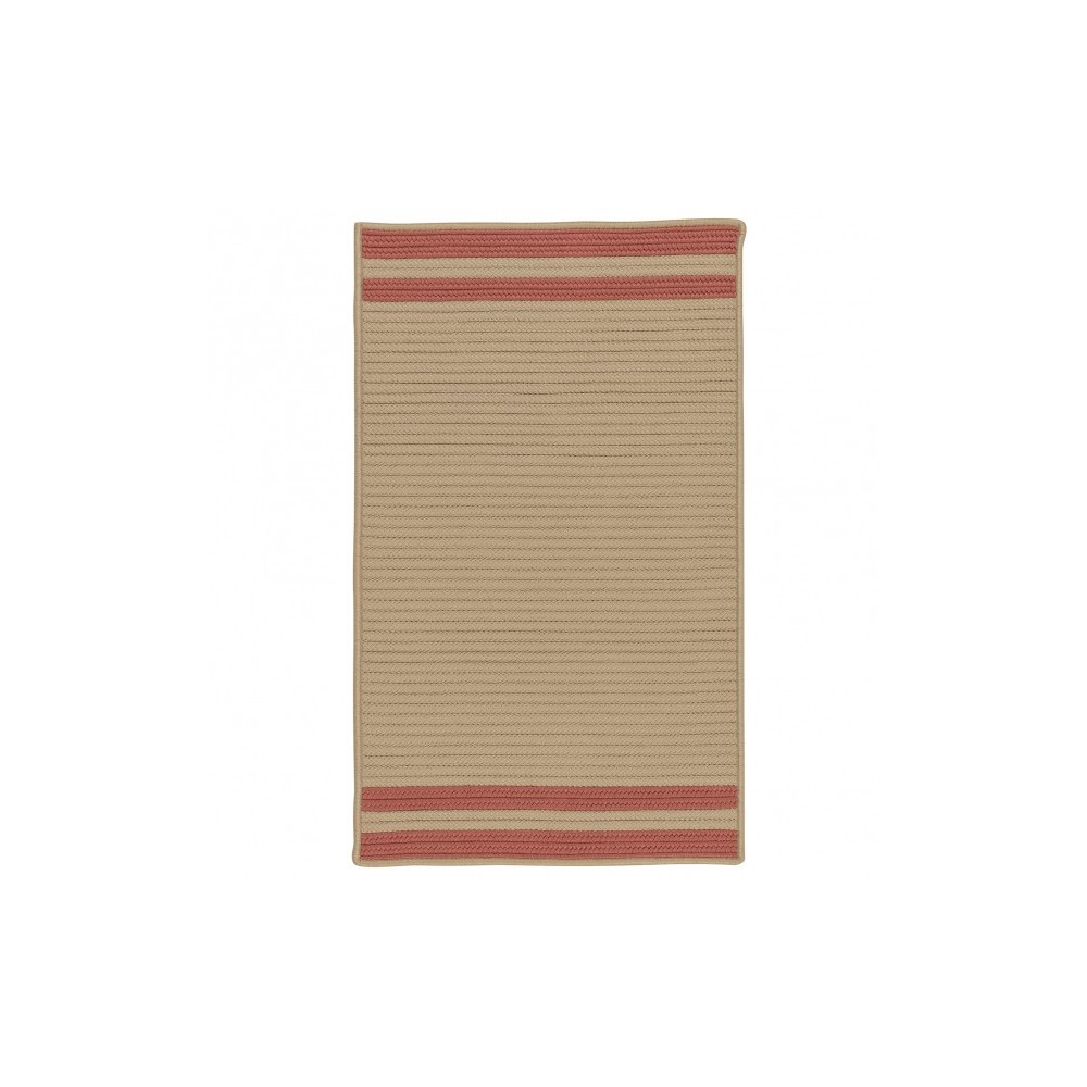 Colonial Mills Rug Denali End Stripe Brick Red Rectangle