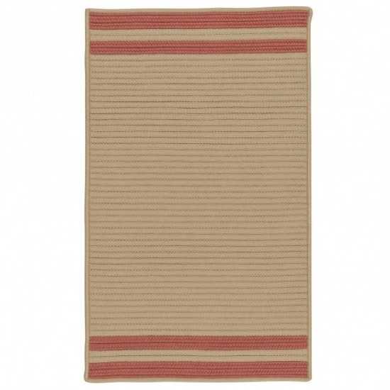 Colonial Mills Rug Denali End Stripe Brick Red Rectangle