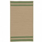 Colonial Mills Rug Denali End Stripe Moss Green Rectangle