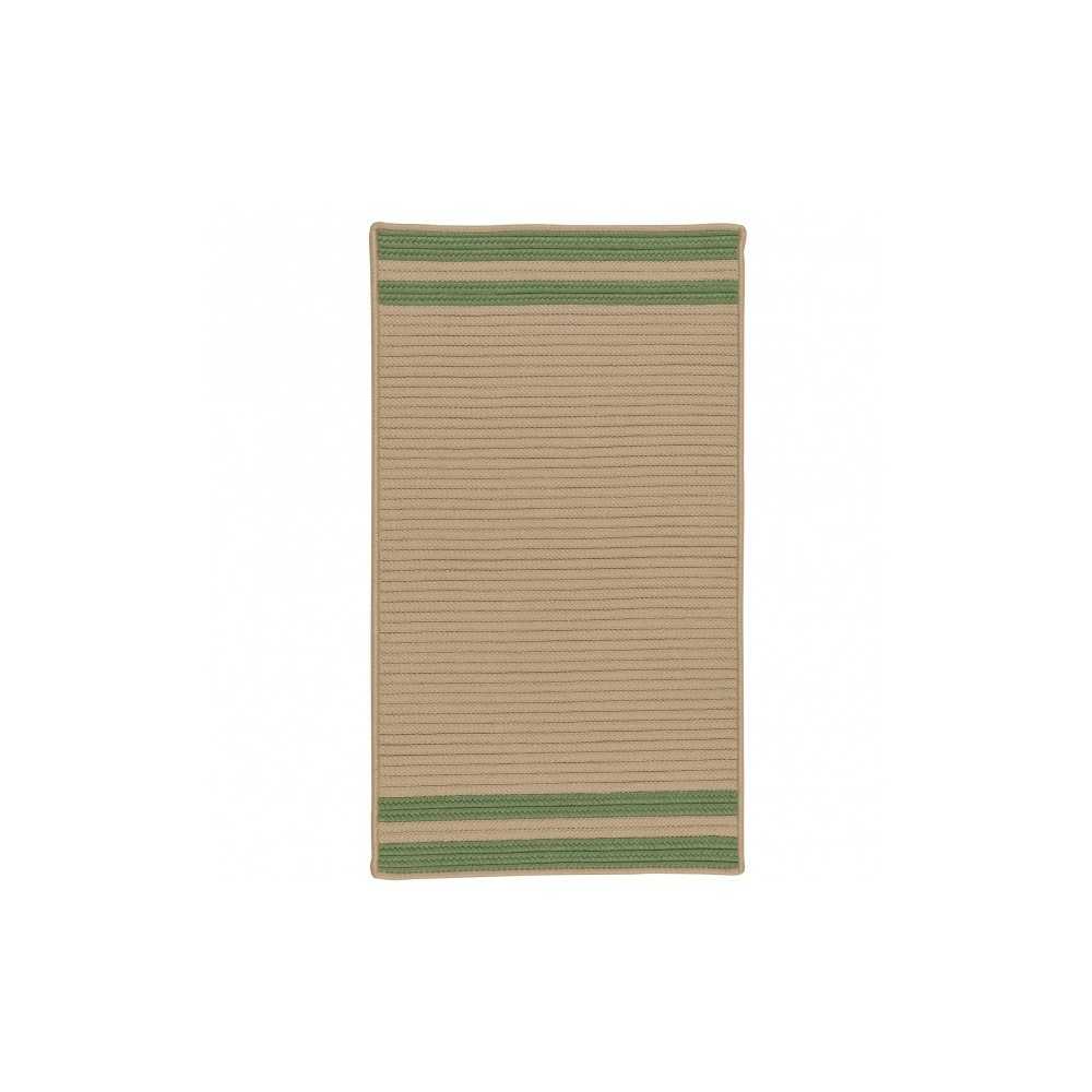 Colonial Mills Rug Denali End Stripe Moss Green Rectangle