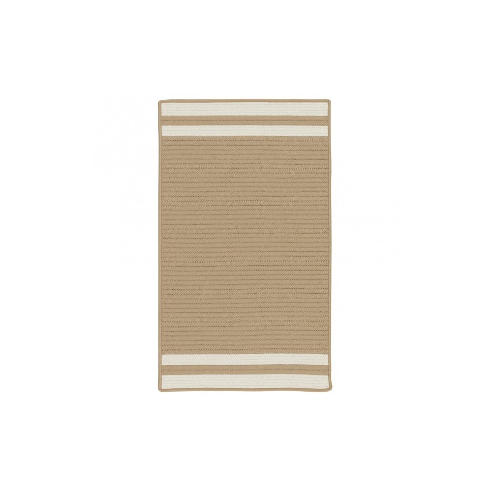 Colonial Mills Rug Denali End Stripe Ivory Rectangle