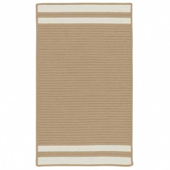 Colonial Mills Rug Denali End Stripe Ivory Rectangle