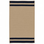 Colonial Mills Rug Denali End Stripe Navy Rectangle