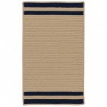 Colonial Mills Rug Denali End Stripe Navy Rectangle