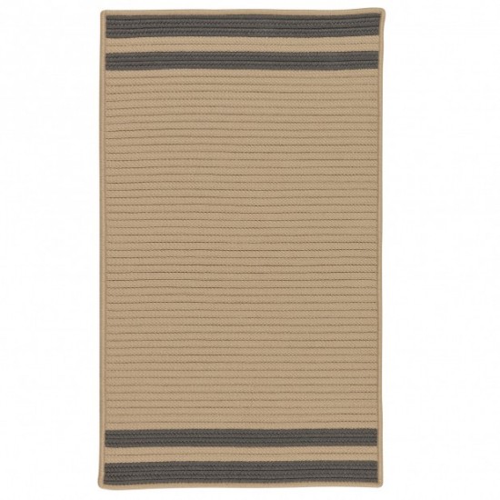 Colonial Mills Rug Denali End Stripe Grey Rectangle