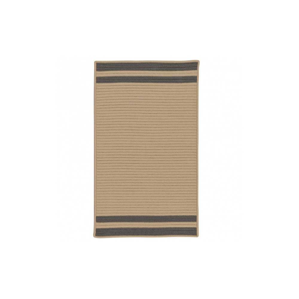 Colonial Mills Rug Denali End Stripe Grey Rectangle