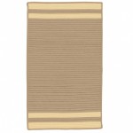 Colonial Mills Rug Denali End Stripe Yellow Rectangle