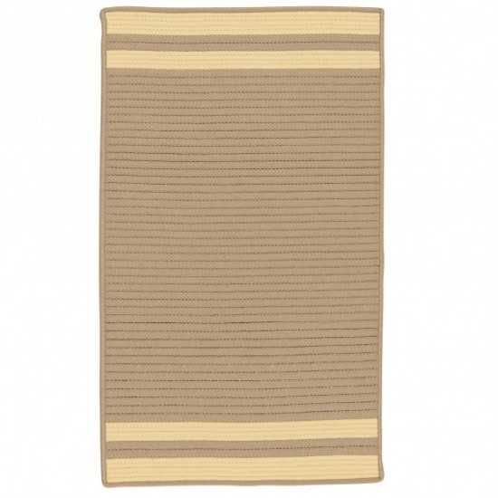 Colonial Mills Rug Denali End Stripe Yellow Rectangle