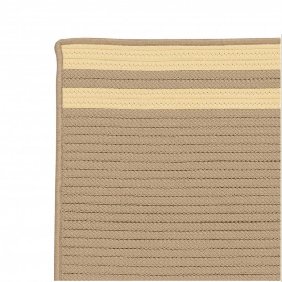Colonial Mills Rug Denali End Stripe Yellow Rectangle