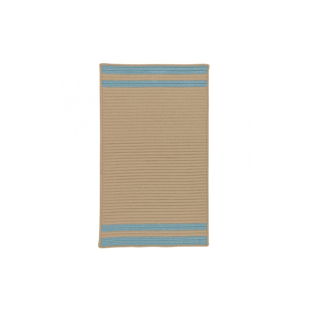 Colonial Mills Rug Denali End Stripe Federal Blue Rectangle