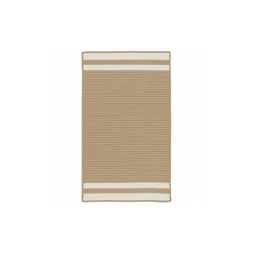 Colonial Mills Rug Denali End Stripe Ivory Rectangle