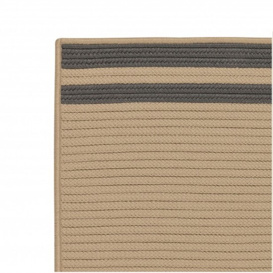 Colonial Mills Rug Denali End Stripe Grey Rectangle