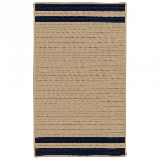 Colonial Mills Rug Denali End Stripe Navy Rectangle