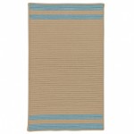 Colonial Mills Rug Denali End Stripe Federal Blue Rectangle