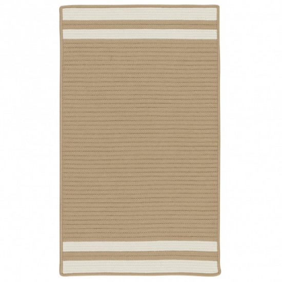 Colonial Mills Rug Denali End Stripe Ivory Rectangle