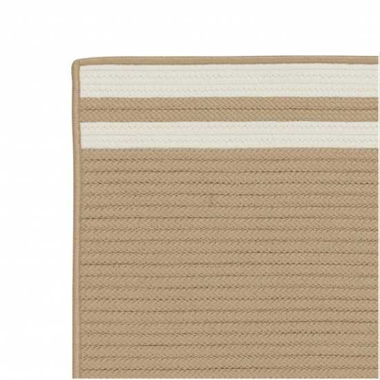 Colonial Mills Rug Denali End Stripe Ivory Rectangle