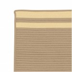 Colonial Mills Rug Denali End Stripe Yellow Rectangle