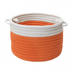 Colonial Mills Basket Dipped Indoor/Outdoor Basket Orange Round