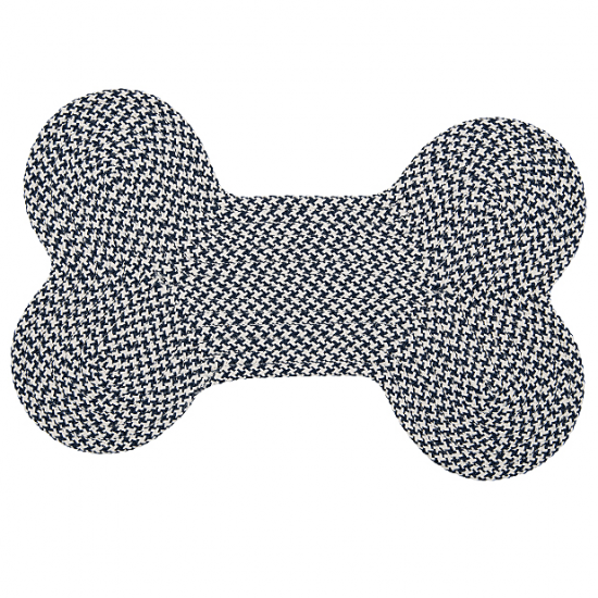 Colonial Mills Dog Bone Rug Dog Bone Houndstooth Bright Navy Dog Bone