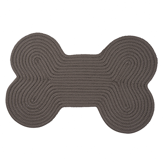 Colonial Mills Dog Bone Rug Dog Bone Solid Gray Dog Bone