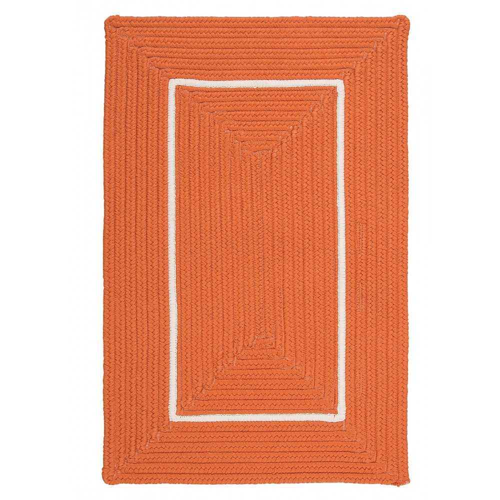 Colonial Mills Rug Doodle Edge Orange Rectangle