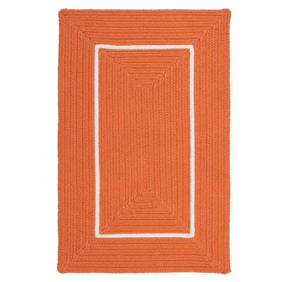 Colonial Mills Rug Doodle Edge Orange Rectangle