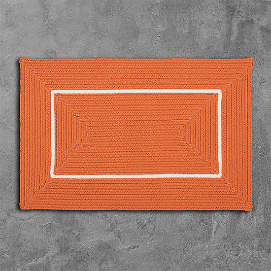 Colonial Mills Rug Doodle Edge Orange Rectangle