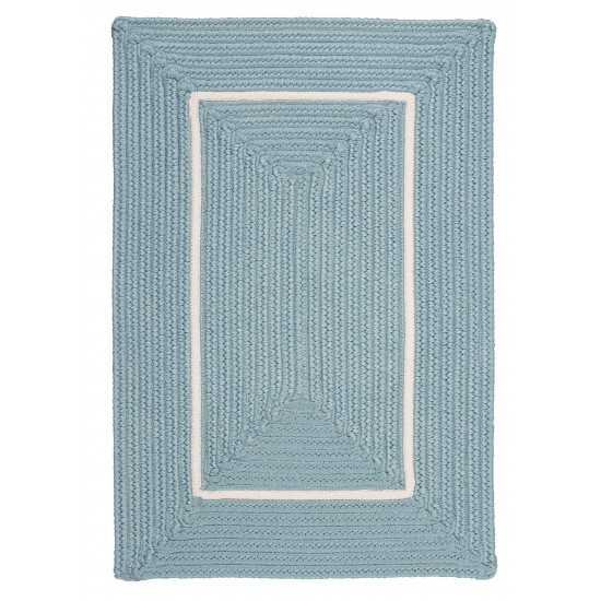 Colonial Mills Rug Doodle Edge Light Blue Rectangle