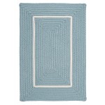 Colonial Mills Rug Doodle Edge Light Blue Rectangle