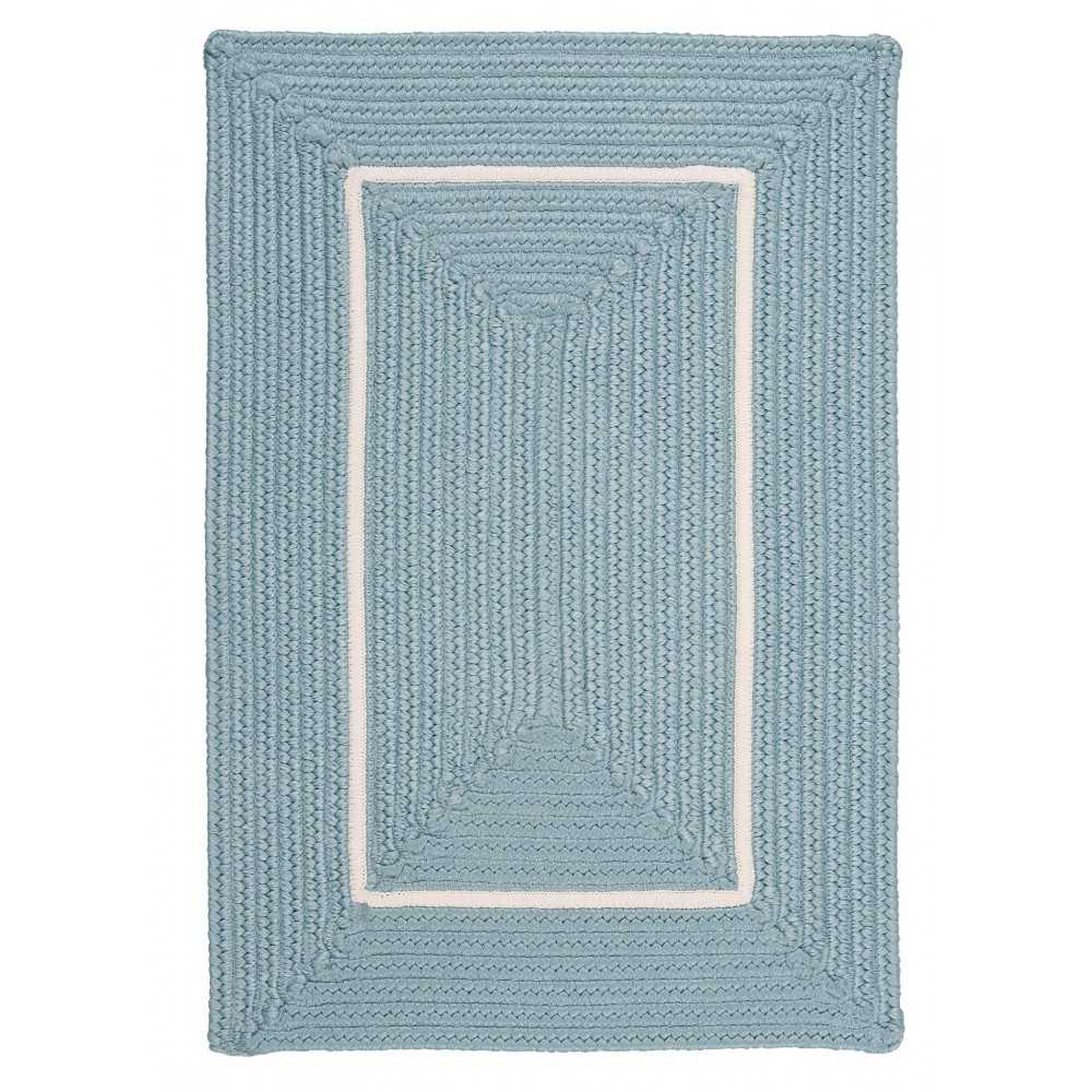 Colonial Mills Rug Doodle Edge Light Blue Rectangle