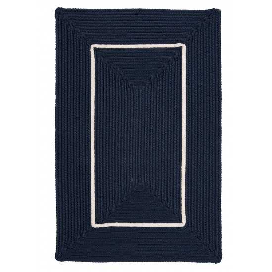 Colonial Mills Rug Doodle Edge Navy Rectangle