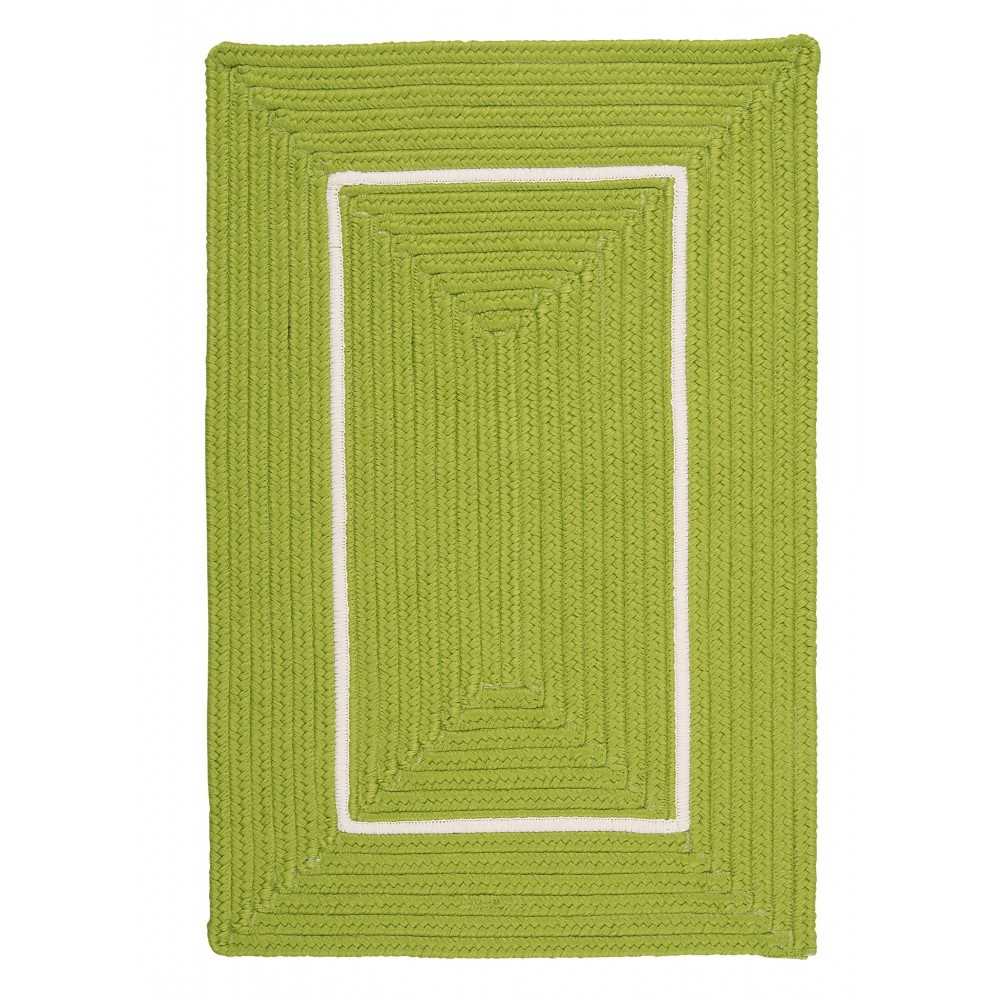 Colonial Mills Rug Doodle Edge Bright Green Rectangle