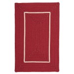 Colonial Mills Rug Doodle Edge Red Rectangle