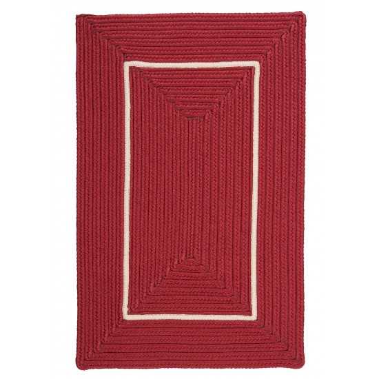 Colonial Mills Rug Doodle Edge Red Rectangle