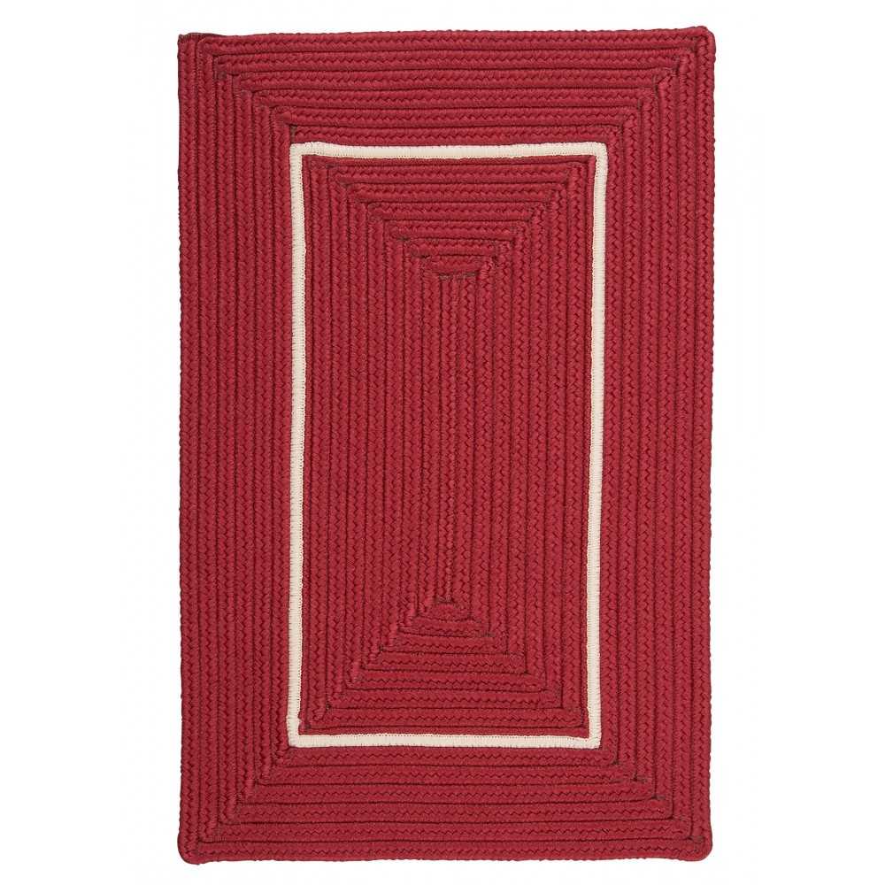 Colonial Mills Rug Doodle Edge Red Rectangle