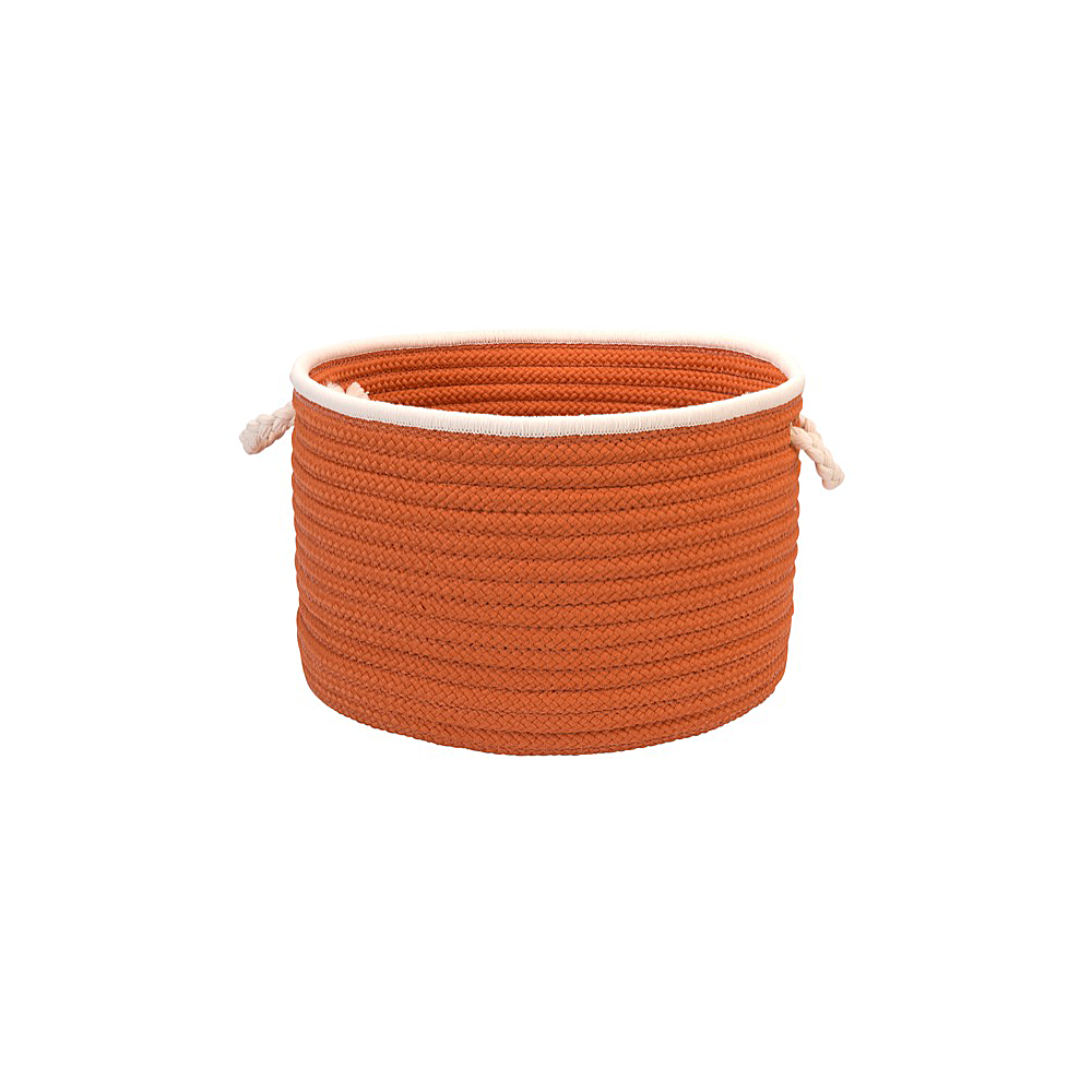 Colonial Mills Basket Doodle Edge Orange Round