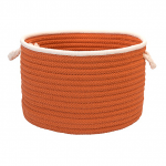 Colonial Mills Basket Doodle Edge Orange Round