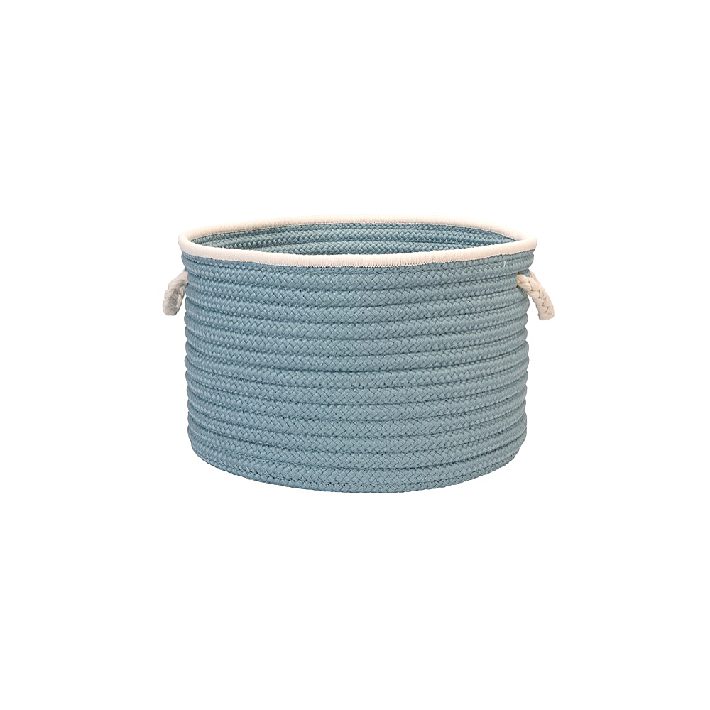 Colonial Mills Basket Doodle Edge Light Blue Round