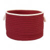 Colonial Mills Basket Doodle Edge Red Round