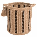 Colonial Mills Basket Dublin Basket Taupe & Black Round