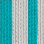 Colonial Mills Rug Everglades Vertical Stripe Turquoise Rectangle