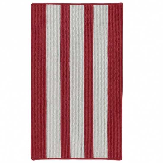 Colonial Mills Rug Everglades Vertical Stripe Sunset Red Rectangle