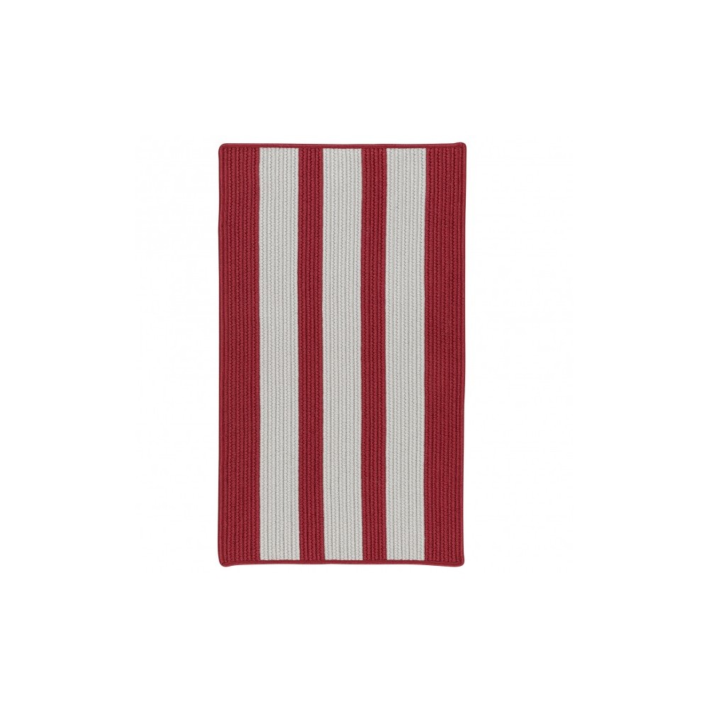 Colonial Mills Rug Everglades Vertical Stripe Sunset Red Rectangle